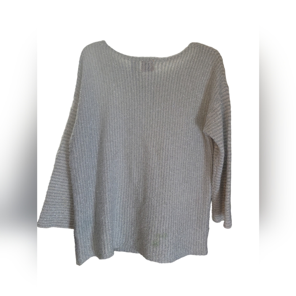 Ruby Rd metalic sweater - Picture 2 of 6